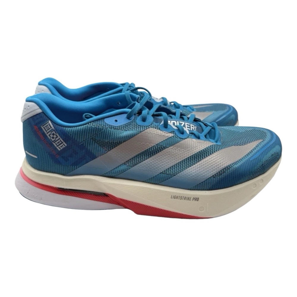 Adidas Adizero Boston 13 Running Marathon Shoes Solar Blue JR4868 Men Size 13